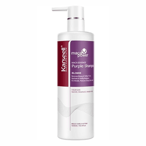 Maca Extract Blonde Anti-Orange Purple Shampoo 500ml