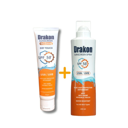 Sunscreen Set – Spray 200ml + Gel Cream 60ml SPF 50